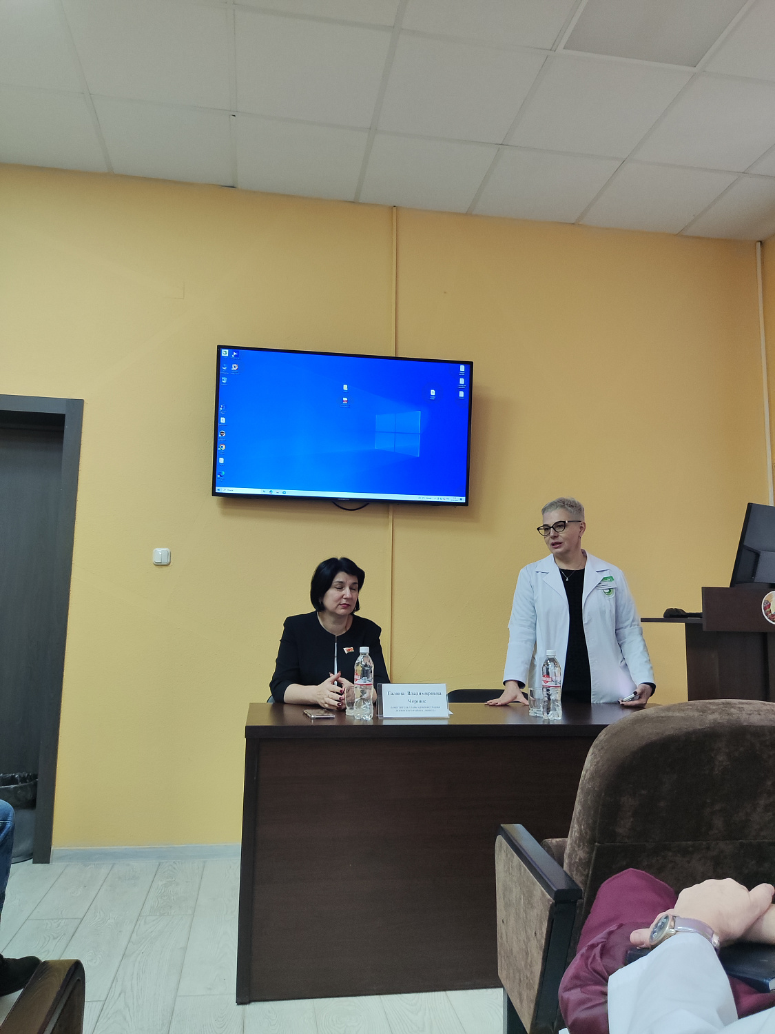 Встреча с заместителем главы администрации Ленинского района г. Минска